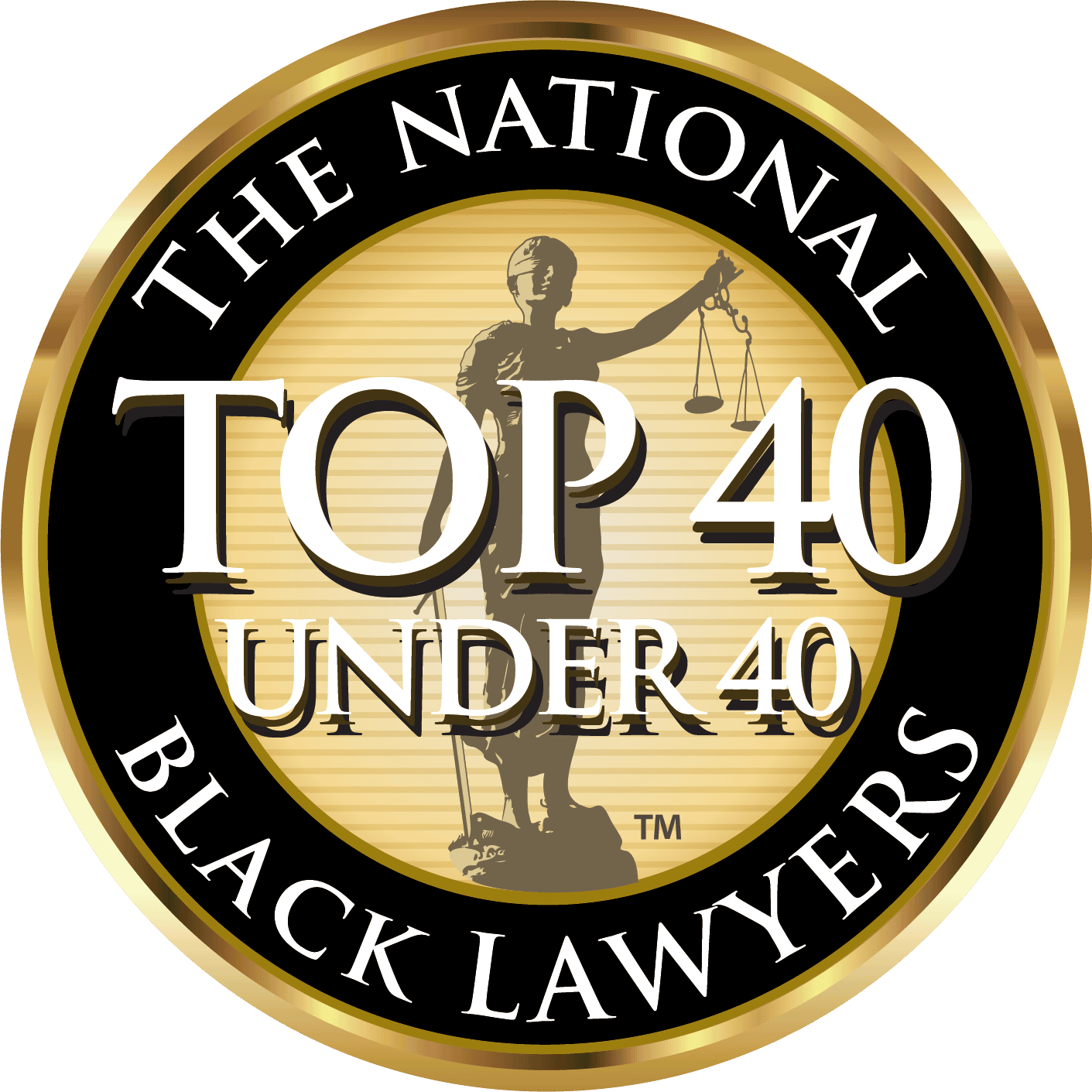2024 National Black Lawyers Top 40 Under 40 Logo
